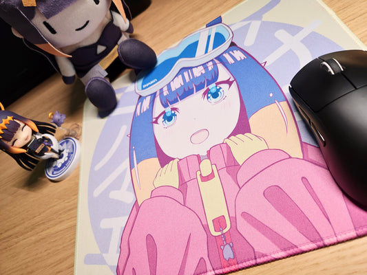 Ninomae Ina'nis Ski Time Mousepad